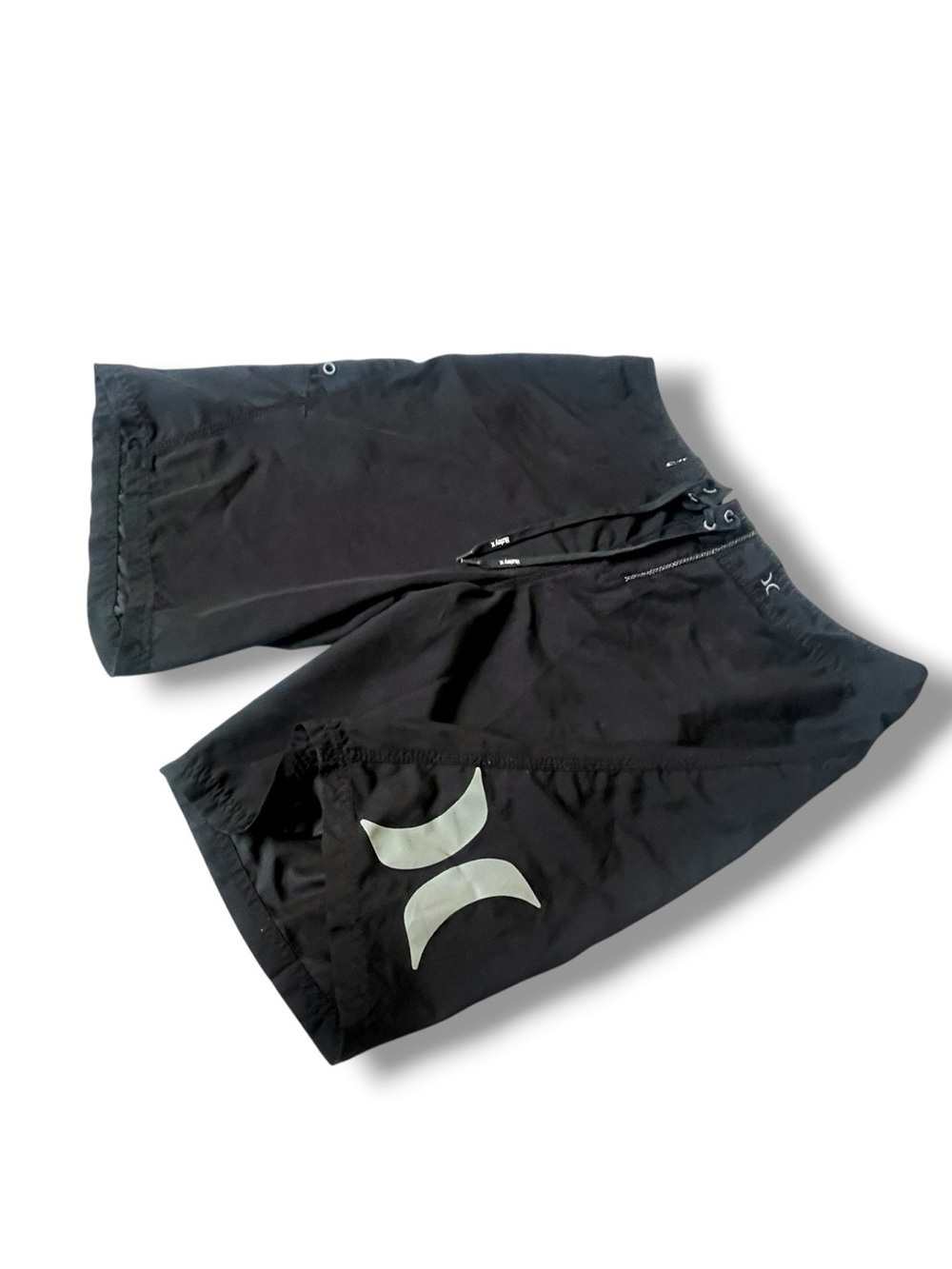 Hurley Black Board Shorts Surf Swim Trunks Men’s Performance Beach Shorts